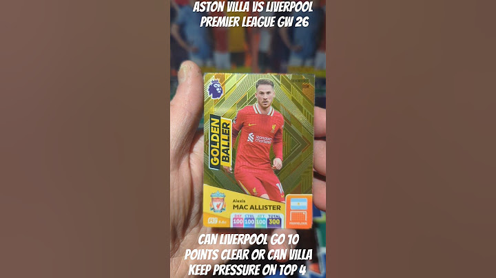 ASTON VILLA VS LIVERPOOL PREMIER LEAGUE ADRENALYN XL PREDICTION #panini #premierleague #shorts