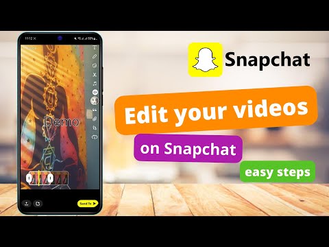 How To Edit Videos On Snapchat !!