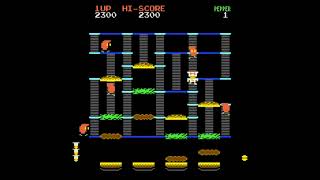 Beef Drop [Demo version](Atari 7800. NTSC). Expert. Score. 4 600 #atari #burgertime #game #platform