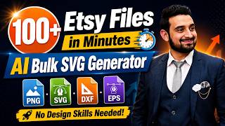 Create 100 Etsy SVG Files in Minutes with AI (PNG, SVG, DXF & EPS) Create 100 Etsy SVG Files in Minutes with AI (PNG, SVG, DXF & EPS)