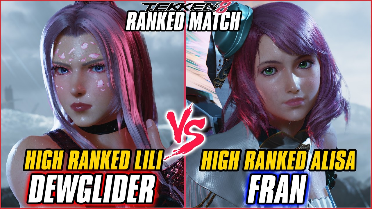 TEKKEN 8 ▰ DEWGLIDER (Lili) vs FRAN (Alisa) ▰ TEKKEN 8 RANKED GAMEPLAY