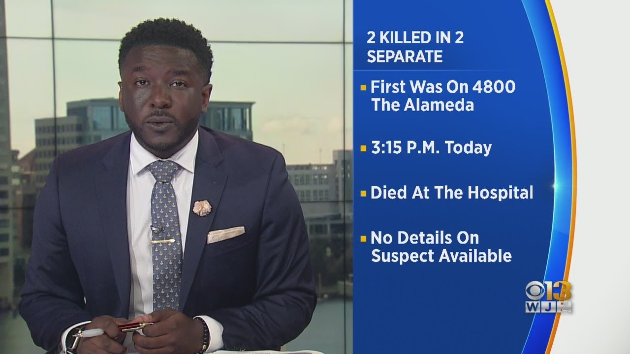 2 People Killed In Separate Shootings Across Baltimore Saturday - YouTube