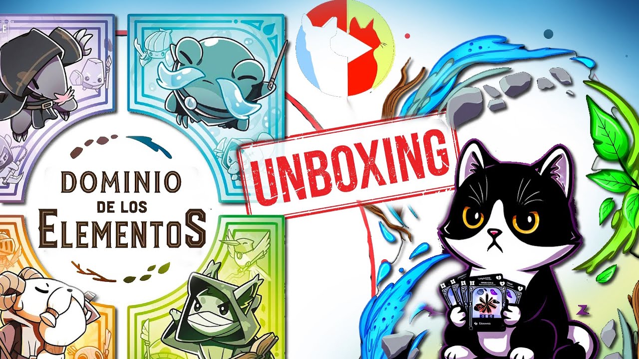 DOMINIO DE LOS ELEMENTOS - UNBOXING | ¡Así se ve la magia elemental sobre la mesa! 🔥🌊🌿