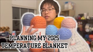 Let's Plan My 2025 Temperature Blanket