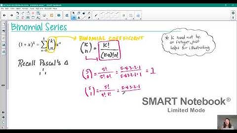 Taylor and Maclaurin series   binomial series
