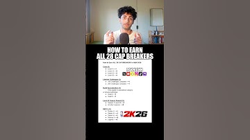 HOW TO EARN ALL 28 CAP BREAKERS in NBA 2K26😱🔥 #gaming #pakmxnn #tutorial #nba2k26 #capbreakers