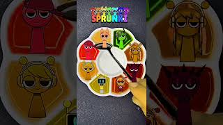 Sprunki Color Explosion: Green, Burgundy, Yellow & Red 🔥🌈