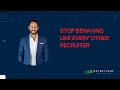 When You Act Like Every Other Recruiter You Get Less Than Average Results!