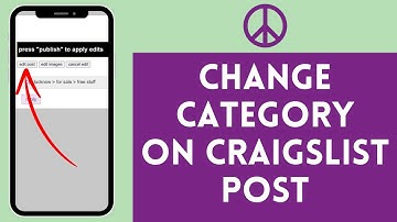 How to Change Category on Craigslist Post Once it Has Been Posted?