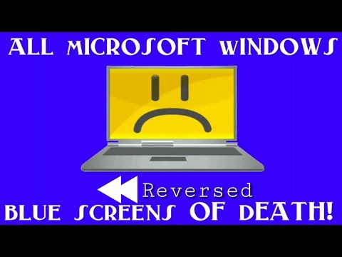 All Microsoft Windows on the Blue Screen Of Death (BSOD) Reversed