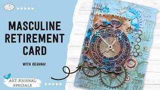 Masculine Retirement Card Tutorial with Elizabeth Craft Designs