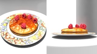 Autodesk Maya 2014 Tutorial Pancake & Raspberry Modeling Texturing