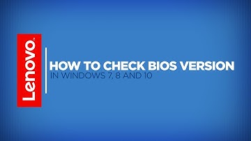 How To - Check BIOS Version In Windows