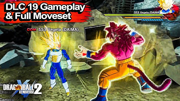 SSJ4 Goku (DAIMA) & SSJ3 Vegeta Gameplay & New Skills In Dragon Ball Xenoverse 2 DLC 19