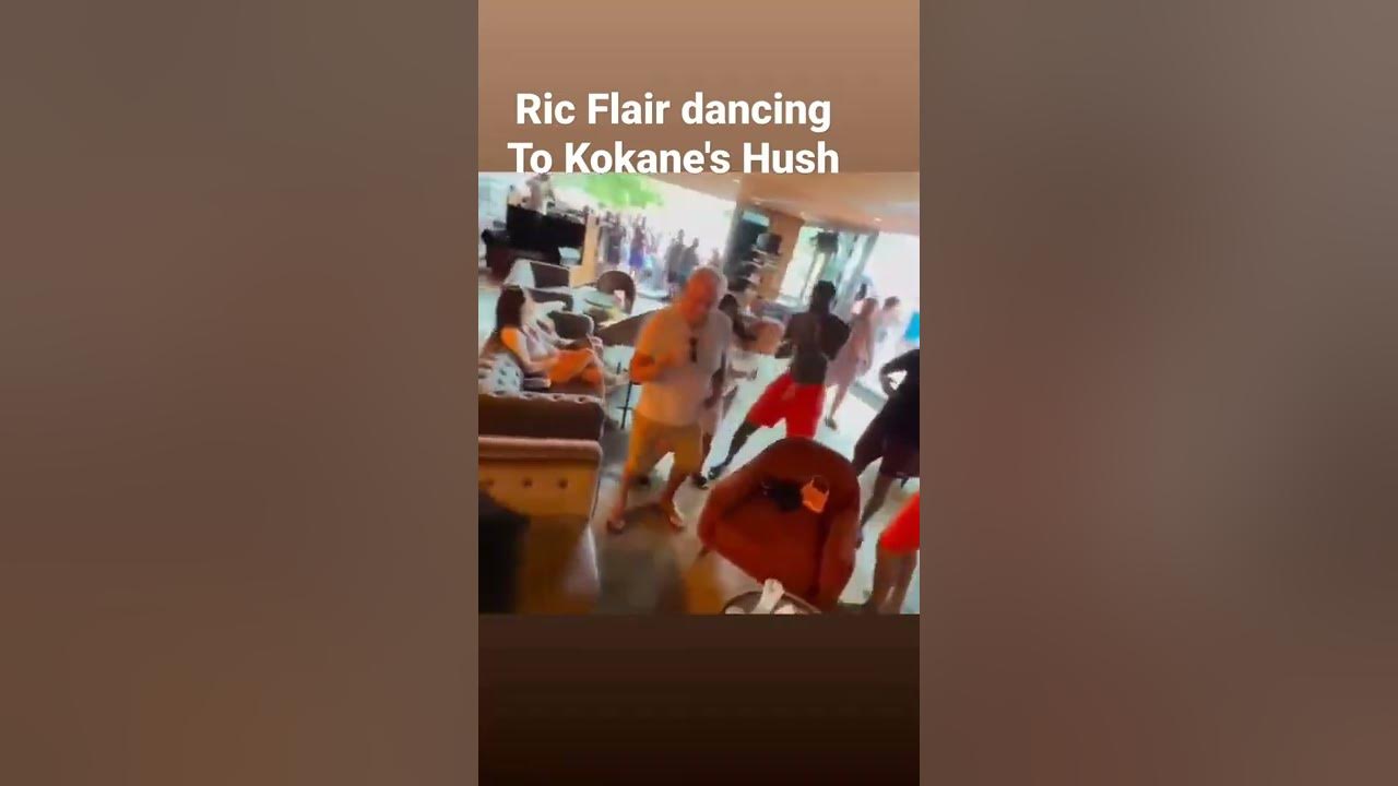 Ric Flair dancing to Kokane and Kool Rock Ski's Hush