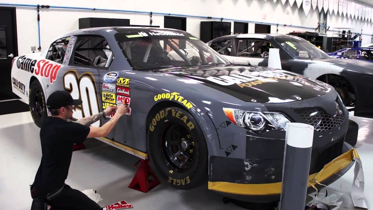 Matt Kenseth's GameStop and Call of Duty: Advanced Warfare Car Wrap