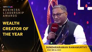 BSE Wins Wealth Creator Of The Year At NDTV Profit Business Leadership Awards