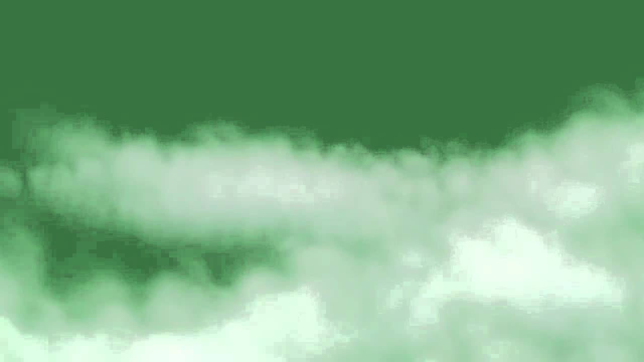 moving clouds green screen footage - YouTube