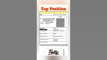E-Invoice QR Code Print Position | Change QR Code Print Place | #tallyaddons #qrcode #tallyprime