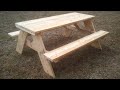 Strong and Easy Picnic Table - Free Plans