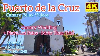 Tenerife 🏝️ Puerto de la Cruz Wedding + Playa Los Patos Moto Time Trial 4 May 2024 Teneriffa
