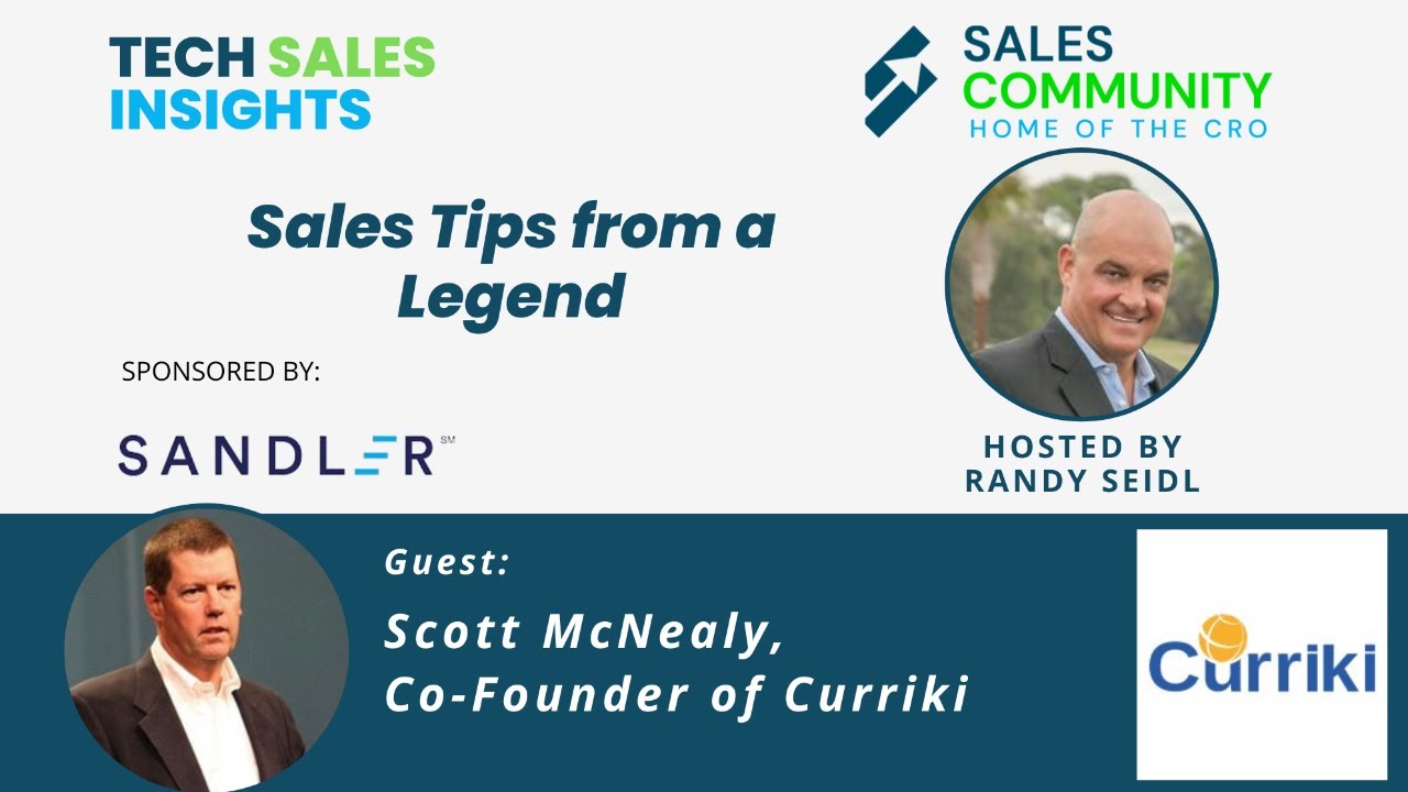 Tech Sales Insights LIVE featuring Scott McNealy, Curriki