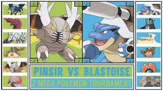 MEGA PINSIR vs MEGA BLASTOISE | Z Mega Pokémon Tournament: Kanto-Johto Edition | Battle #03