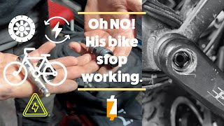 IT'S COMING BACK! Watch Doctor Tomas as he tackles to fix his E-bike. DAILY USE FOR 3 YEARS!