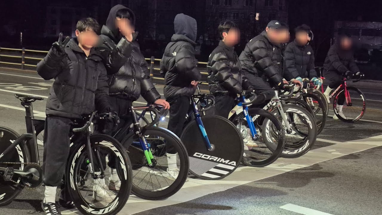 대규모 라이딩 #픽시