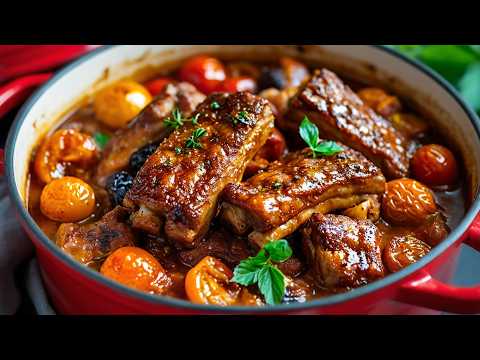 The meat melts in your mouth – the secret to the most tender ribs from Crete!
