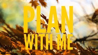 Plan With me Hello Autumn - 18th -24th September