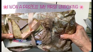 My Very First Unboxing of a Beautiful Journal I Won!