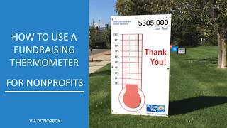 How to Use a Fundraising Thermometer – For Nonprofits