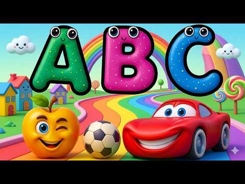 Fun ABC Learning for Toddlers 🚂🌈 Rainbow Train Alphabet Adventure