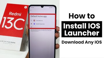 How to Install iOS Launcher In Redmi 13C | Download Any iOS