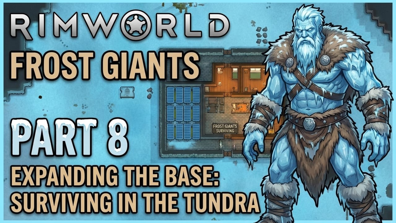 Расширение базы: Выживание ледяных гигантов в тундре Rimworld. Часть 8.