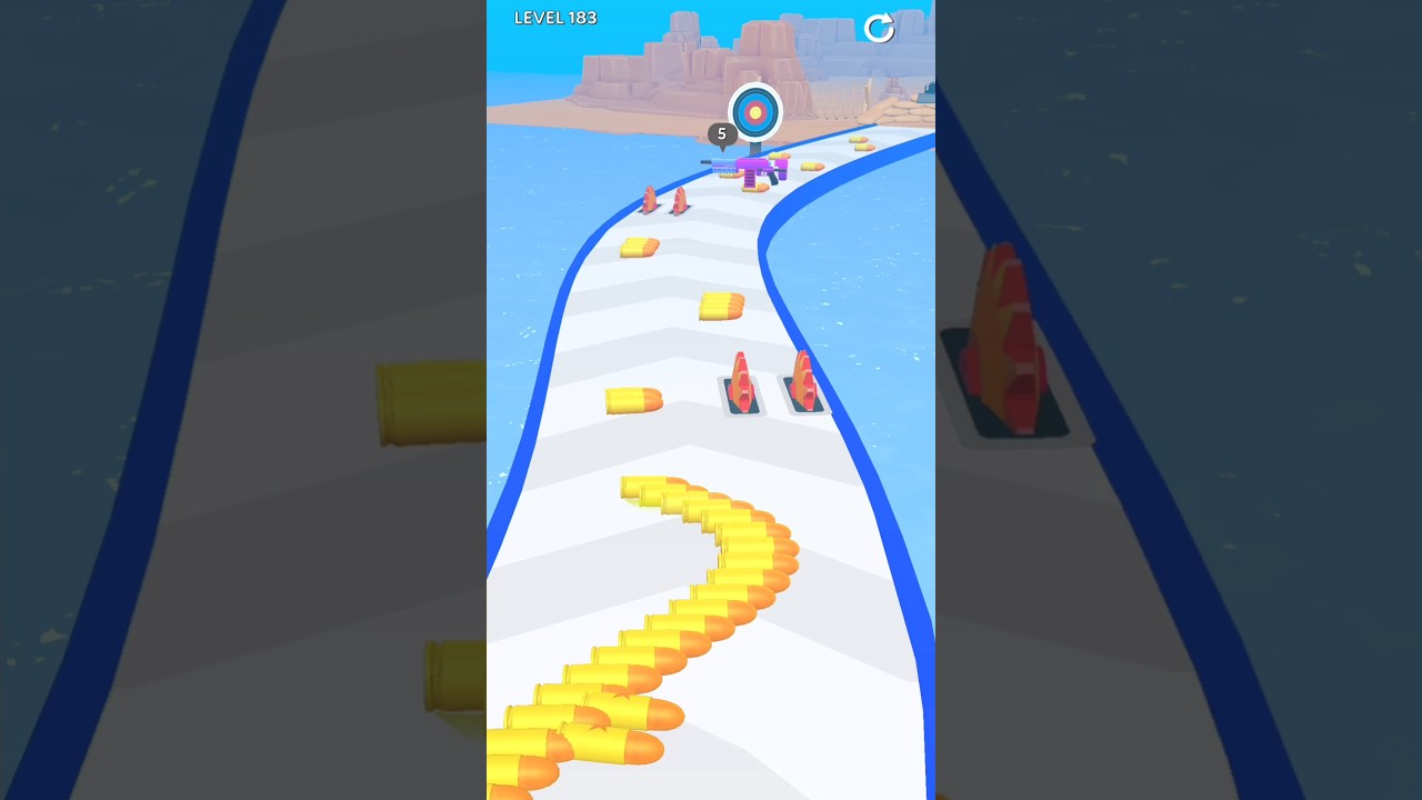 Bullet Stack Run level - 183 Stickman Zombie 