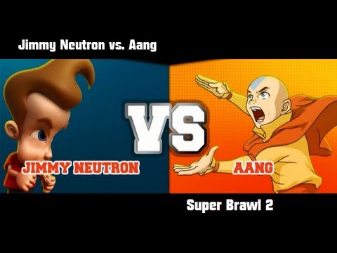 Super Brawl 2 - JIMMY NEUTRON vs. AANG: FULL MATCH!!!