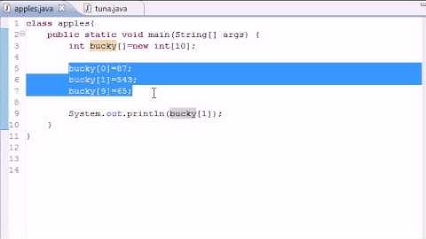 Java Programming Tutorial - 27 - Introduction to Arrays.flv