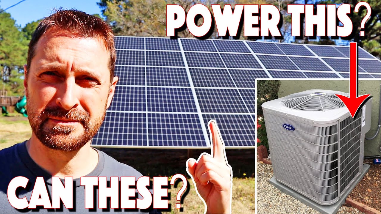 Can Solar Power My Heat Pump 3 Ton HVAC System? Yes...BUT!! - YouTube