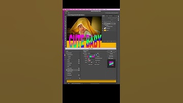 Gradient effect In Text In Photoshop