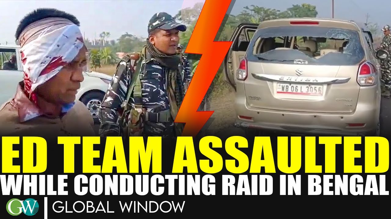 ED TEAM ASSAULTED WHILE CONDUCTING RAID IN BENGAL - YouTube