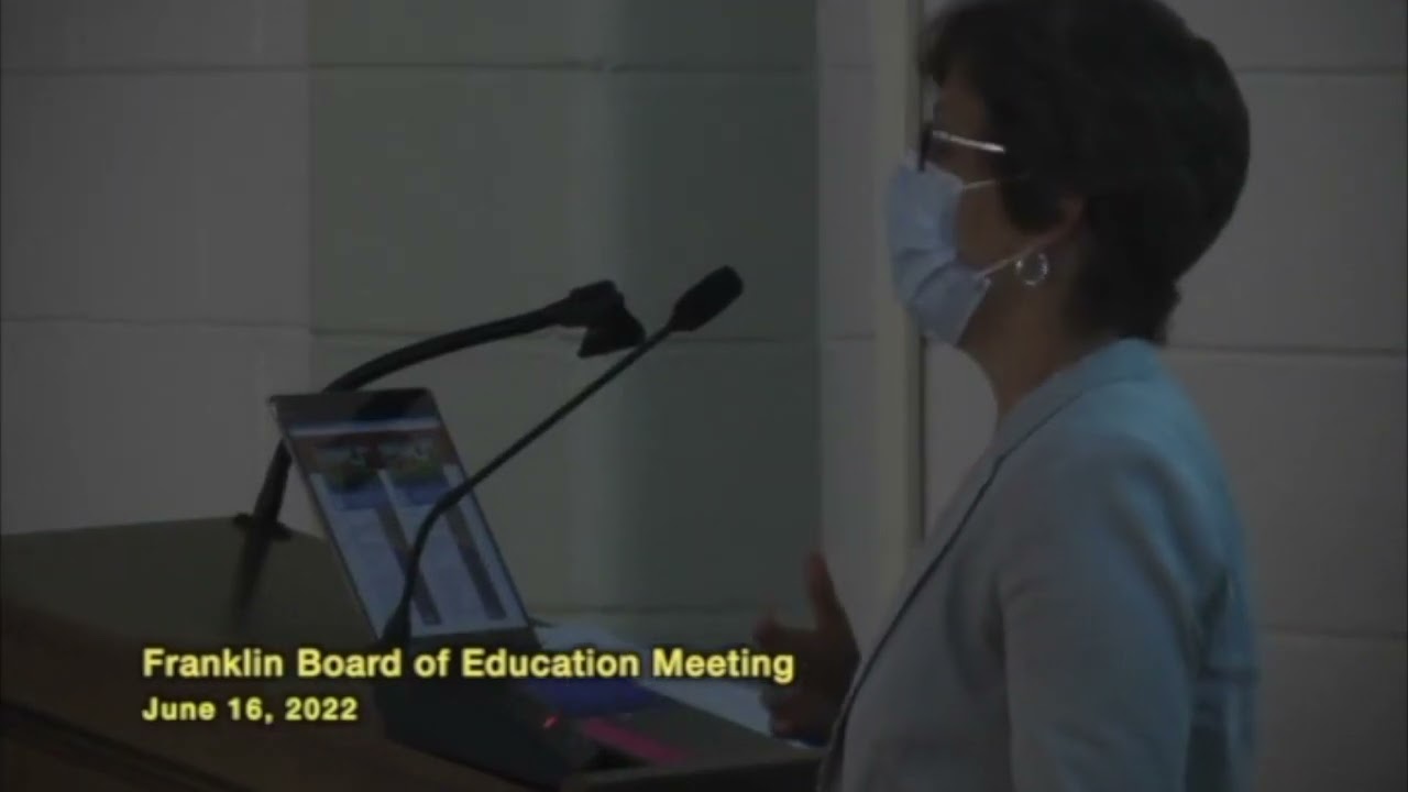Franklin Township Board of Education Meeting June 16, 2022