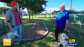 The Today Show visit Guide Dogs for the start of PAWGUST 2020 - meet Brian and his guide dog Lambert