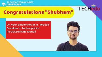 Mean Stack Development Course in Chandigarh- Shubham placement as Mean stack developer-Techedo.com