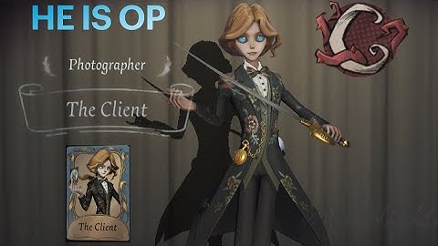 (Identity v) Joseph gameplay + the client skin (I have a “C” badge)