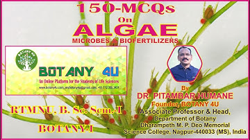 BOTANY 4U | RTMNU B. SC. SEM-I BOTANY-I | PITAMBAR HUMANE | Microbes, Algae & Biofertilizers