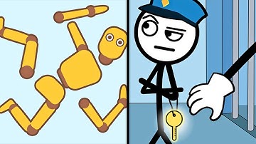 THIEF PUZZLE vs RAGDOLL BREAK — Walktrough Funny Gameplay, ASMR Best Android iOS Games