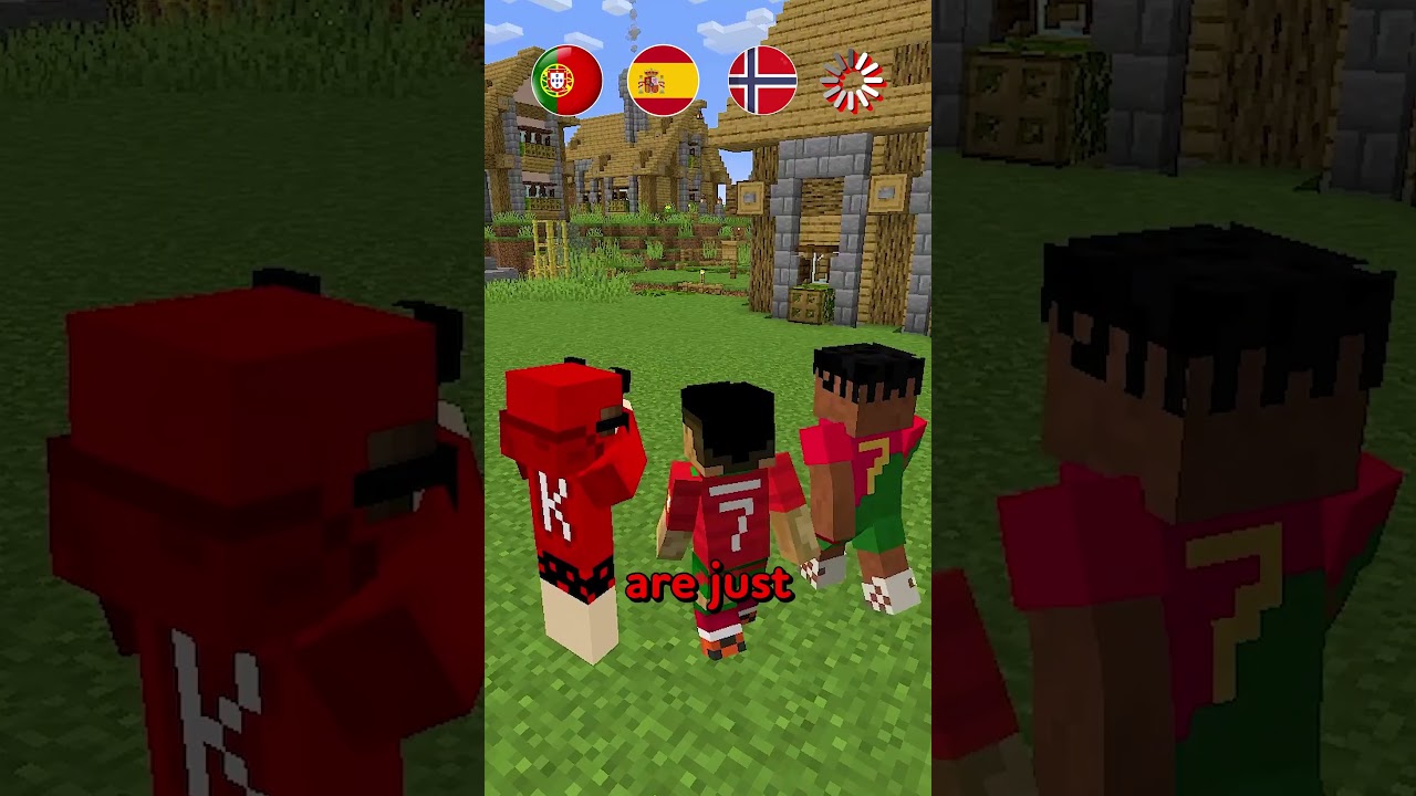 ⚽Minecraft, but I'm a Polyglot in the World Cup!🕶️🟢 #shorts