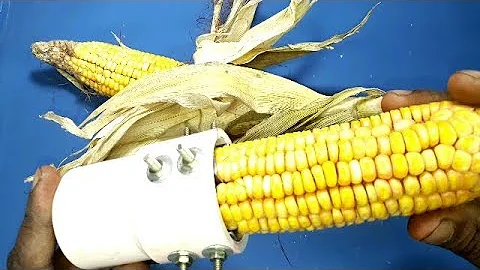 DIY Corn Sheller Machine at Home || Handmade corn sheller